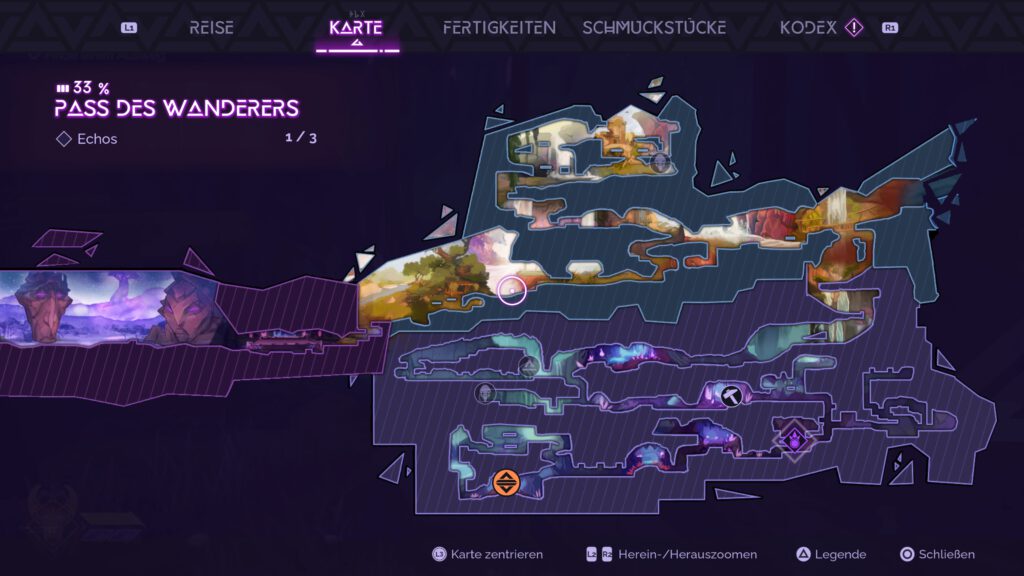 Karte von Tales of Kenzera: ZAU.