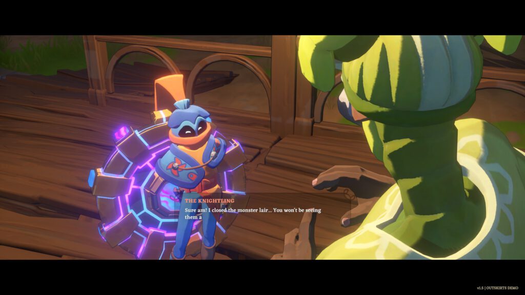 The Knightling Demo Dialog