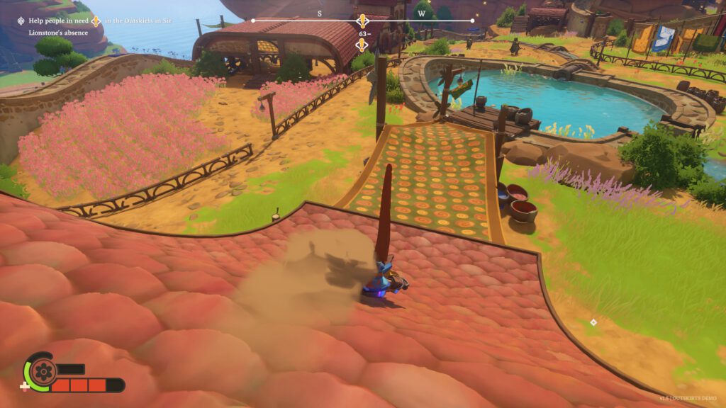 The Knightling Demo Schildschlittern