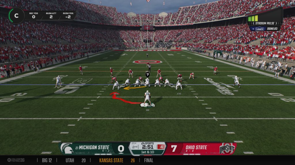 EA SPORTS™ College Football 26 Furchtanzeige
