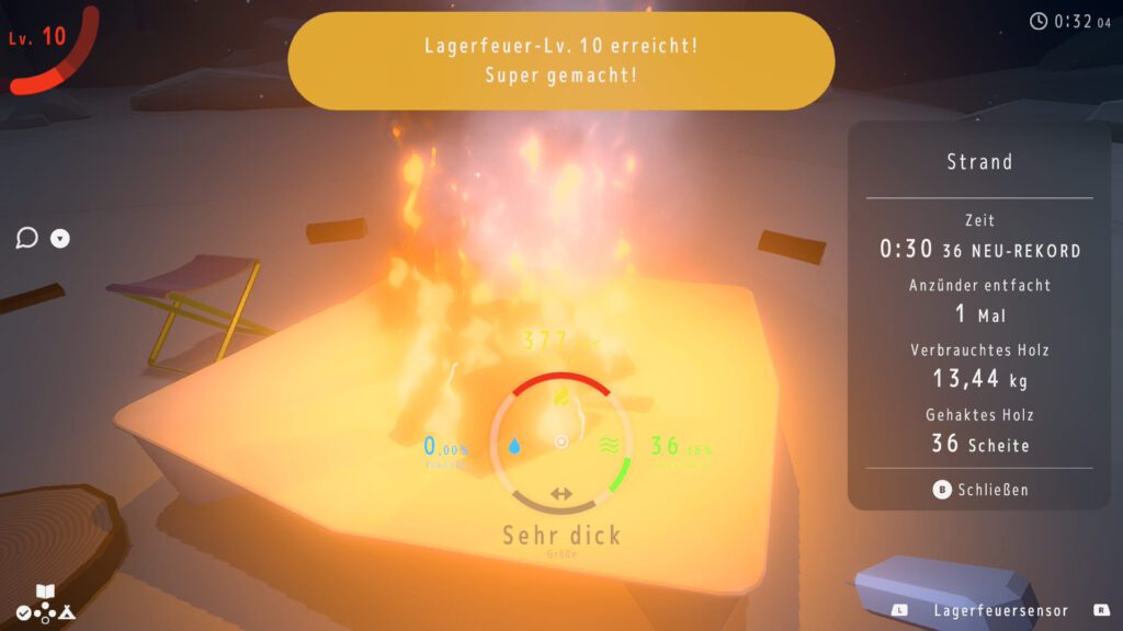 Chillin by the fire feuerdaten
