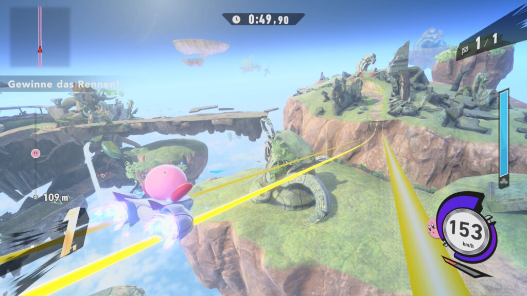 Kirby Air Riders Grindschiene