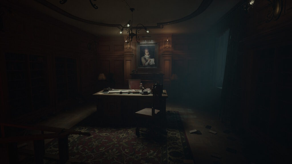 Layers of Fear Arbeitszimmer mit Babyface Portr&auml;it