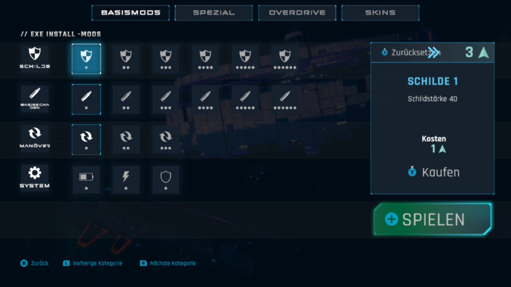 Fur Squadron Phoenix Level-Up Bildschirm