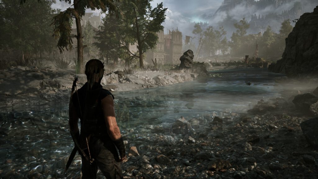 Gothic Remake Bach vor altem Lager