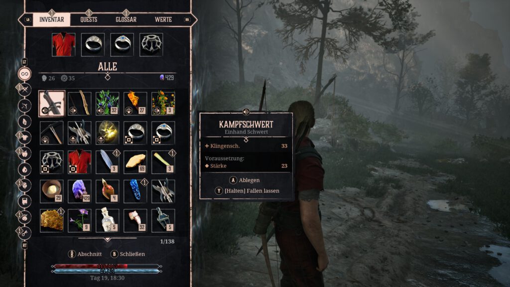 Gothic Remake Inventar